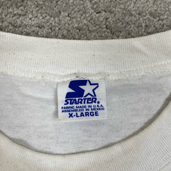 Vintage 1996 Starter Chicago Bulls The Best Ever Anywhere NBA Champs T Shirt XL - Picture 6 of 14